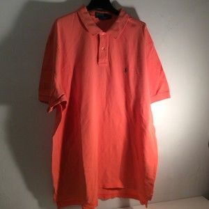 Polo By Ralph Lauren Shirt Orange    Size XXl
